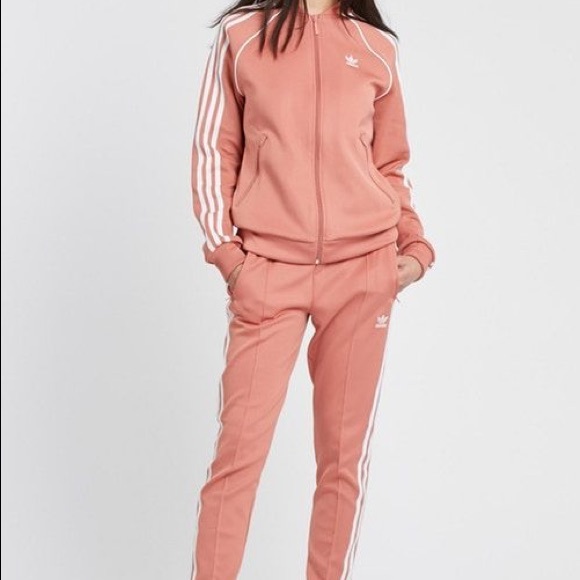 adidas Pants - ADIDAS PINK TRACKSUIT
